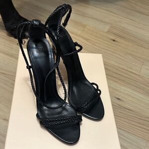 Alexandre Birman Black Braided Heels